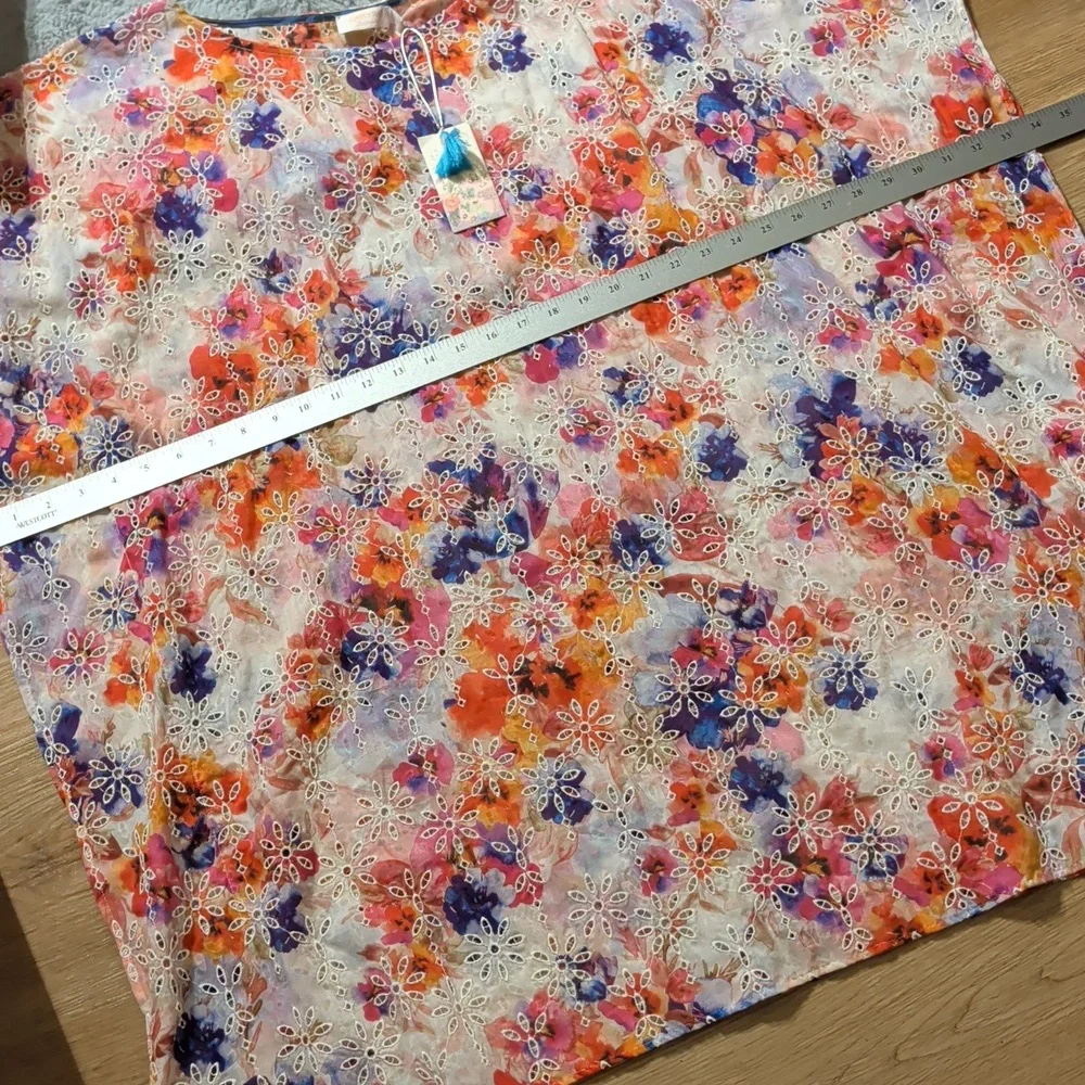 Johnny Was Eyelet Summer Dress sz SML - Picture 12 of 15